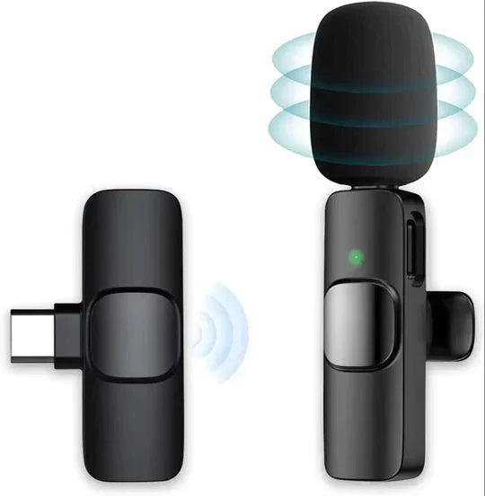 K8 Type-C Wireless Microphone Pakistan - Vlog YouTube Lavalier Mic | COD